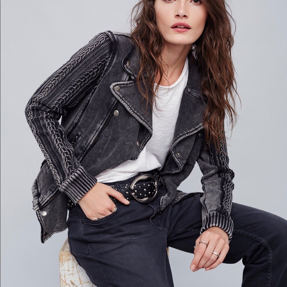 Free People Cotton Moyo Sweater Jacket